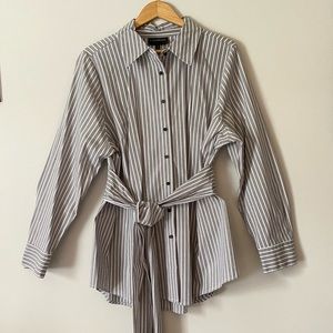 LANE BRYANT Button-down Tunic